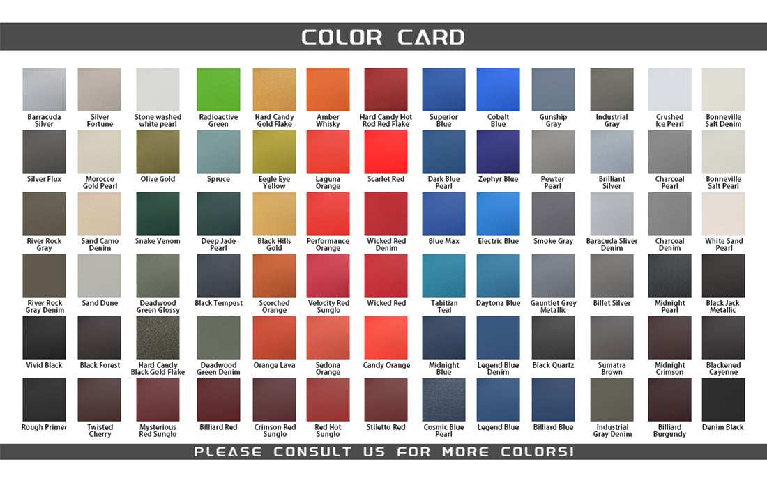 Ideal for Road Touring with Coordinated Colors